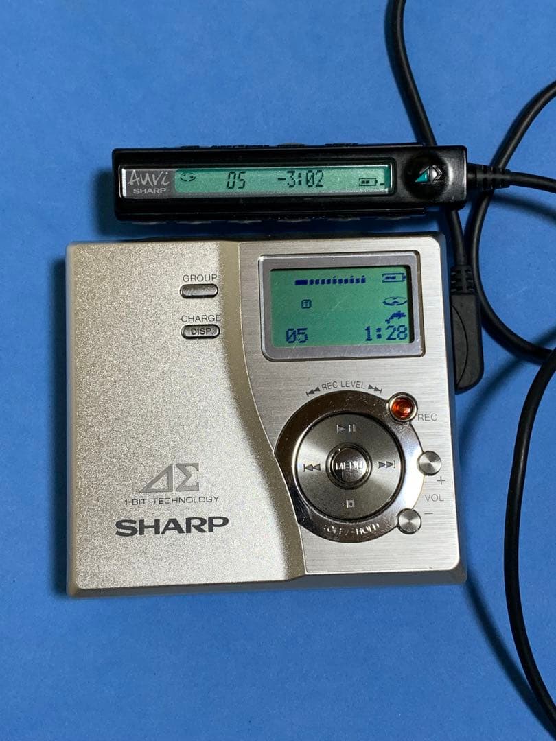 Portable Md Player Sharp Md-Dr77-S