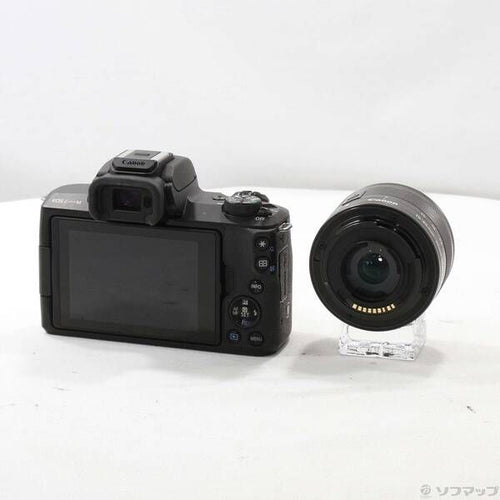 Canon Mirrorless Interchangeable Lips Eos Kiss M Ef-M15-45 Is Stm 349