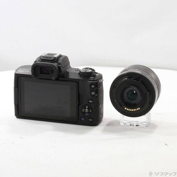 Canon Mirrorless Interchangeable Lips Eos Kiss M Ef-M15-45 Is Stm 349
