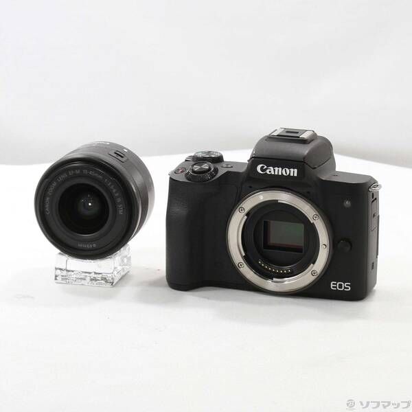 Canon Mirrorless Interchangeable Lips Eos Kiss M Ef-M15-45 Is Stm 349