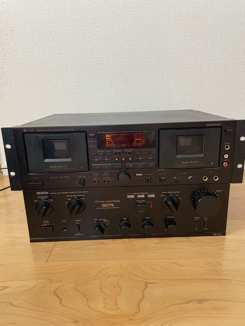 Cd Md Cassette Deck Denon Pma-580D Toa Fd-20 2