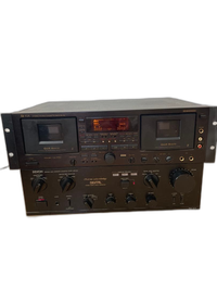 Cd Md Cassette Deck Denon Pma-580D Toa Fd-20 2