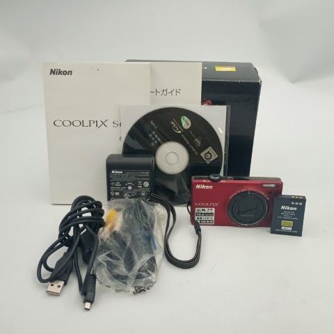 Nikon Compact Digital Camera Coolpix S6000 Red