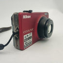 Nikon Compact Digital Camera Coolpix S6000 Red