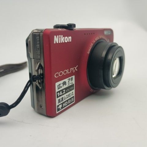 Nikon Compact Digital Camera Coolpix S6000 Red