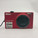 Nikon Compact Digital Camera Coolpix S6000 Red