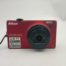 Nikon Compact Digital Camera Coolpix S6000 Red