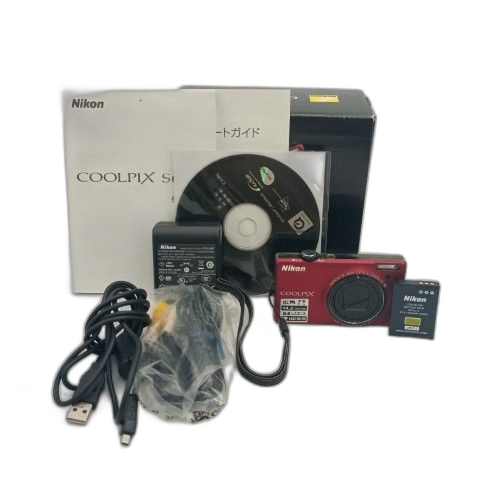 Nikon Compact Digital Camera Coolpix S6000 Red
