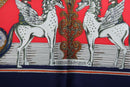 Hermes Bandana Scarf Au Fil De La Soie 90 100 Mx93