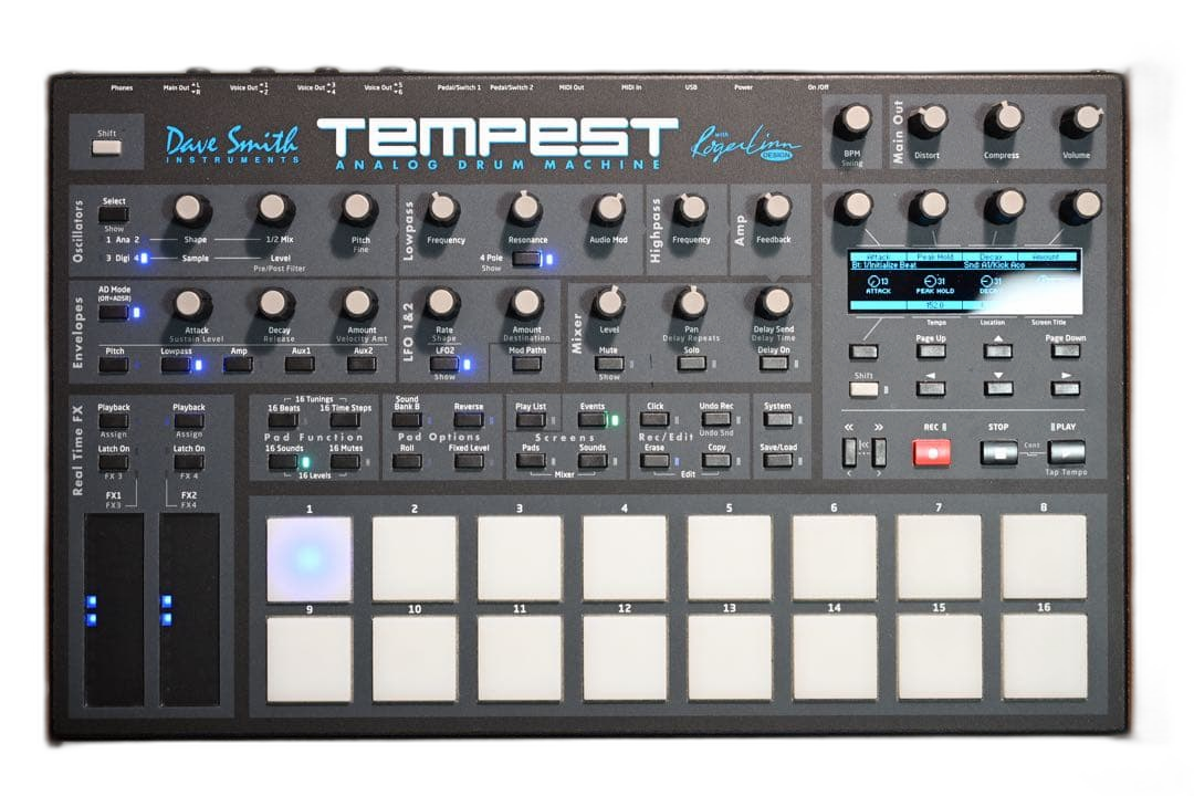 Rhythm Machine Dave Smith Instruments Tempest