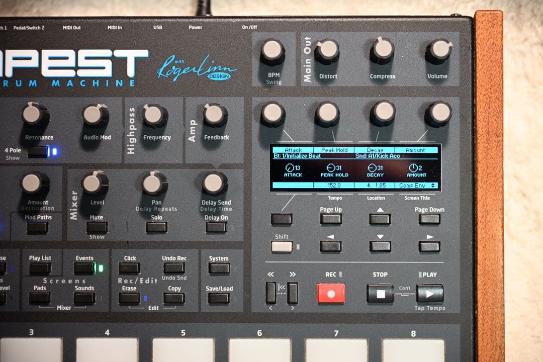 Rhythm Machine Dave Smith Instruments Tempest