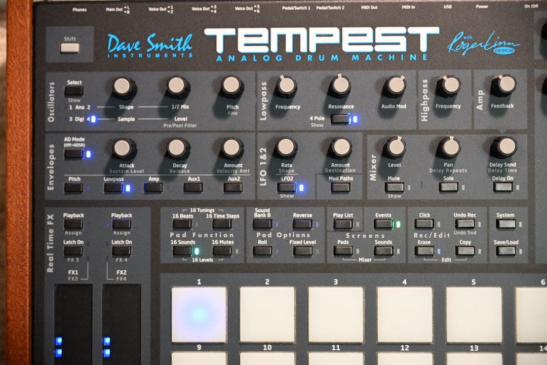 Rhythm Machine Dave Smith Instruments Tempest