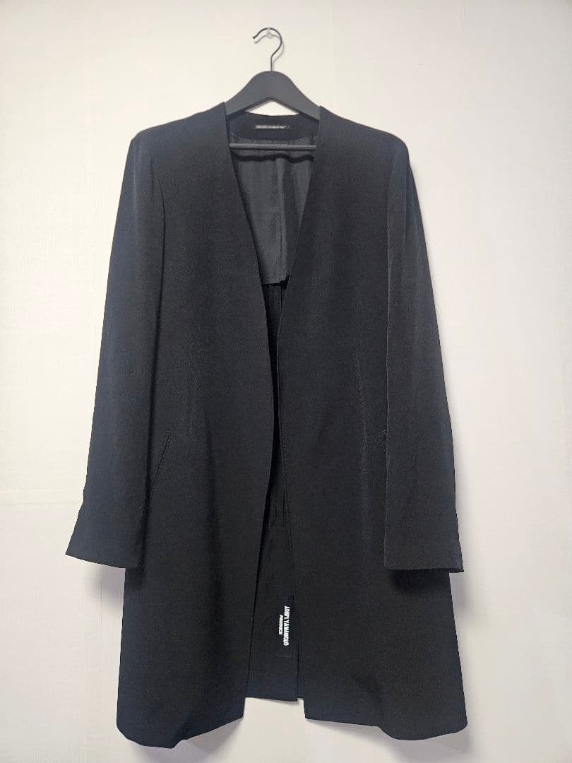 Yohji Yamamoto Pour Homme Collarless Jackets