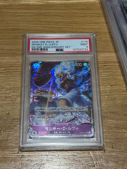 One Piece Card Game Psa9 D Op05-119 Sec
