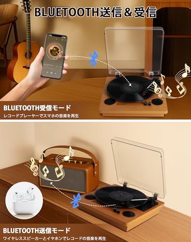 Others Bluetooth Usb Rca 33/45/78 7/10/12 Aux In/ 2 F814E9Ea