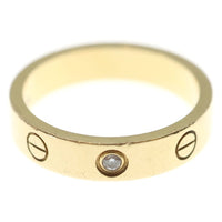 Cartier Ring 1Pd Au750 K18Yg #51