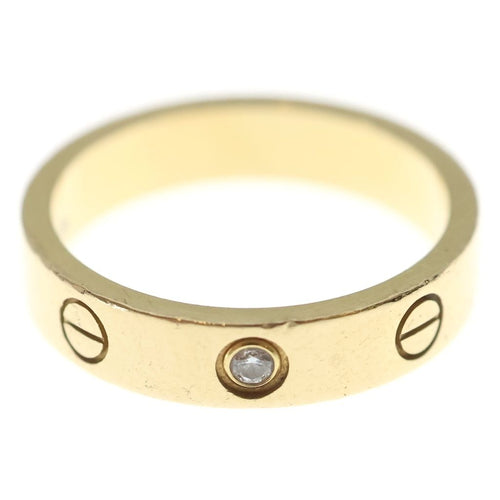 Cartier Ring 1Pd Au750 K18Yg #51