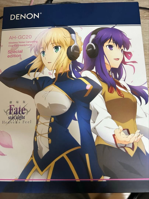 Wireless Headphones Denon Ah-Gc20 Fate Stay Night