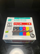 Ecorica Ink Cartridge/Refilled Canon Bci-381+380/6Mp 6