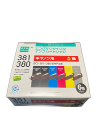 Ecorica Ink Cartridge/Refilled Canon Bci-381+380/6Mp 6