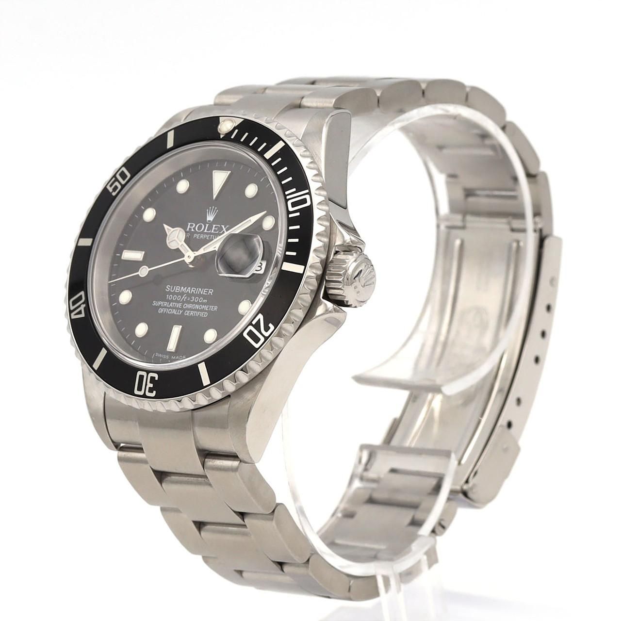 Rolex Automatic Winding Clock 16610 Ss Z