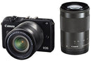 Digital Slr Canon Eos M2 Ef-M18-55Mm F3.5-5.6 Is Stm Ef-M55-200Mm F4.5-6.3