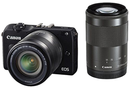 Digital Slr Canon Eos M2 Ef-M18-55Mm F3.5-5.6 Is Stm Ef-M55-200Mm F4.5-6.3