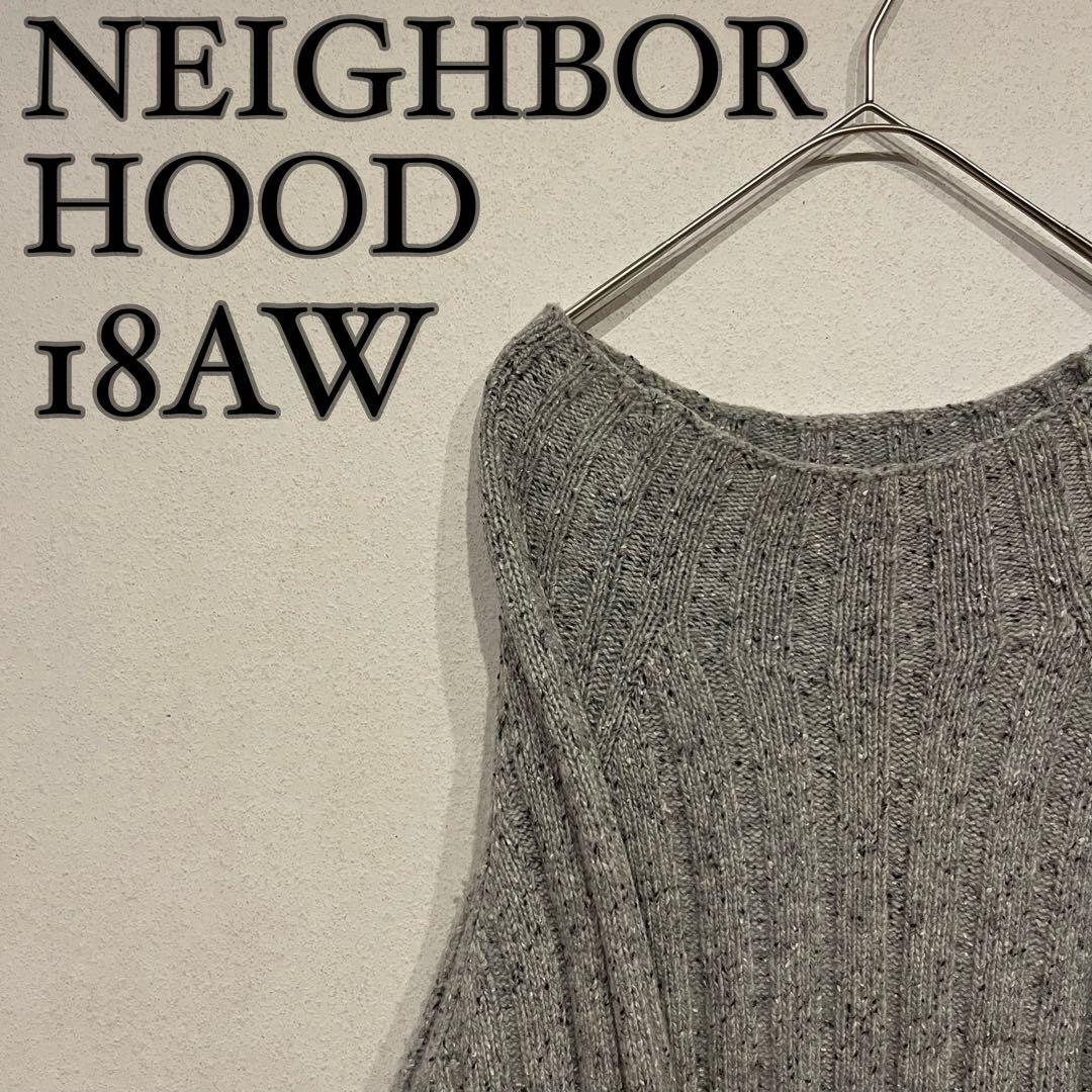 Neighborhood Knitted Tops Sweaters 18Aw Rib Wn-Hn.Ls