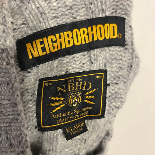 Neighborhood Knitted Tops Sweaters 18Aw Rib Wn-Hn.Ls