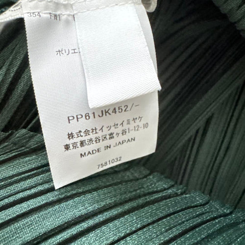 Pleats Please Short-Sleeve Issey Miyake Leaf