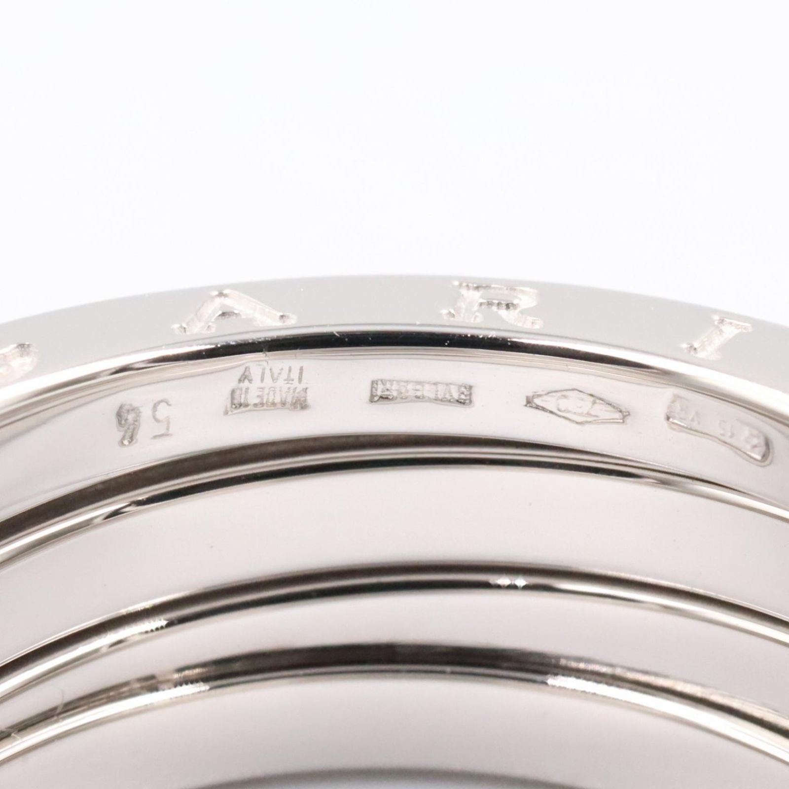 Bvlgari Ring B-Zero1 3 K18Wg Used A