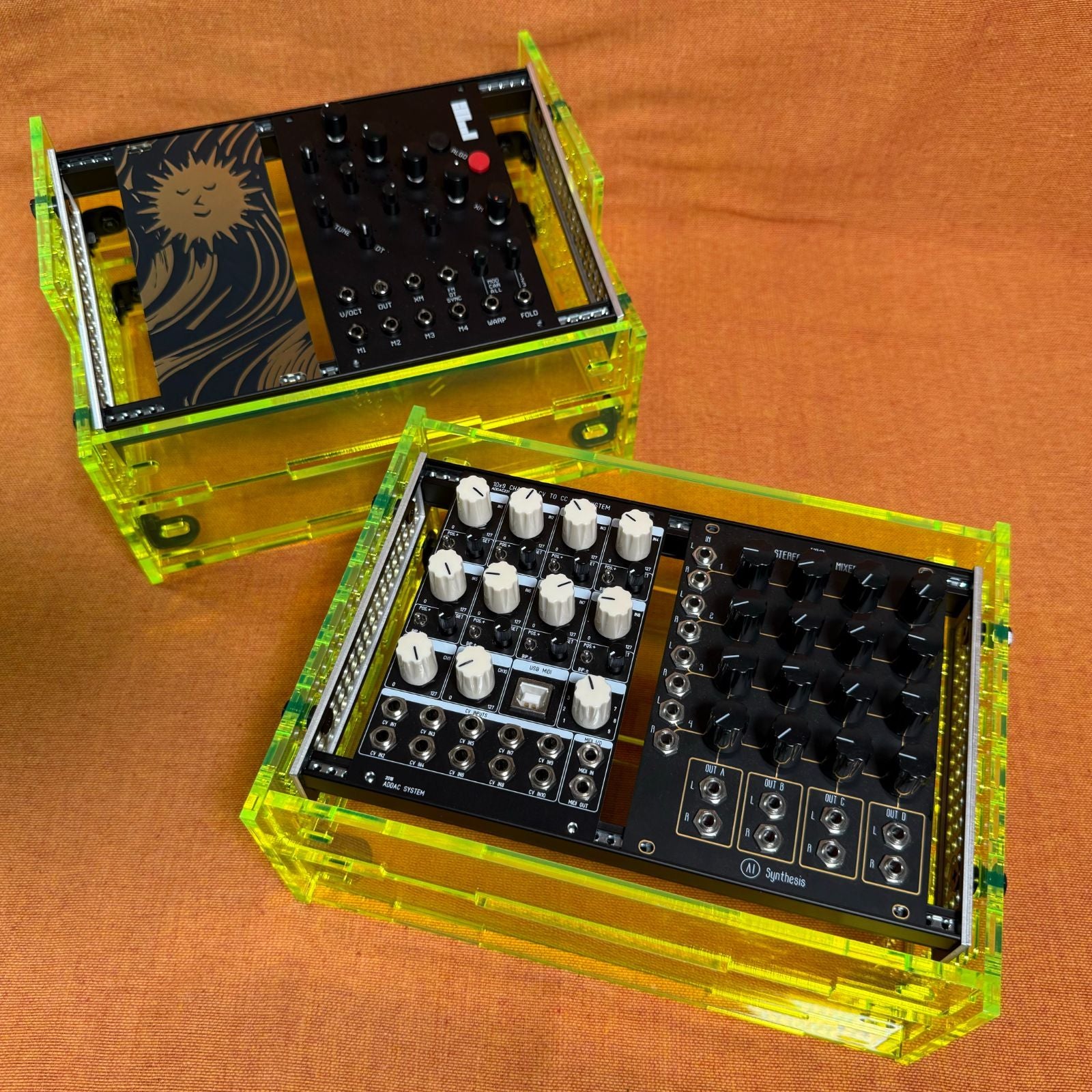 Modular Synthesizer Takazudo Zudo-Block-40 Green-Metal Green