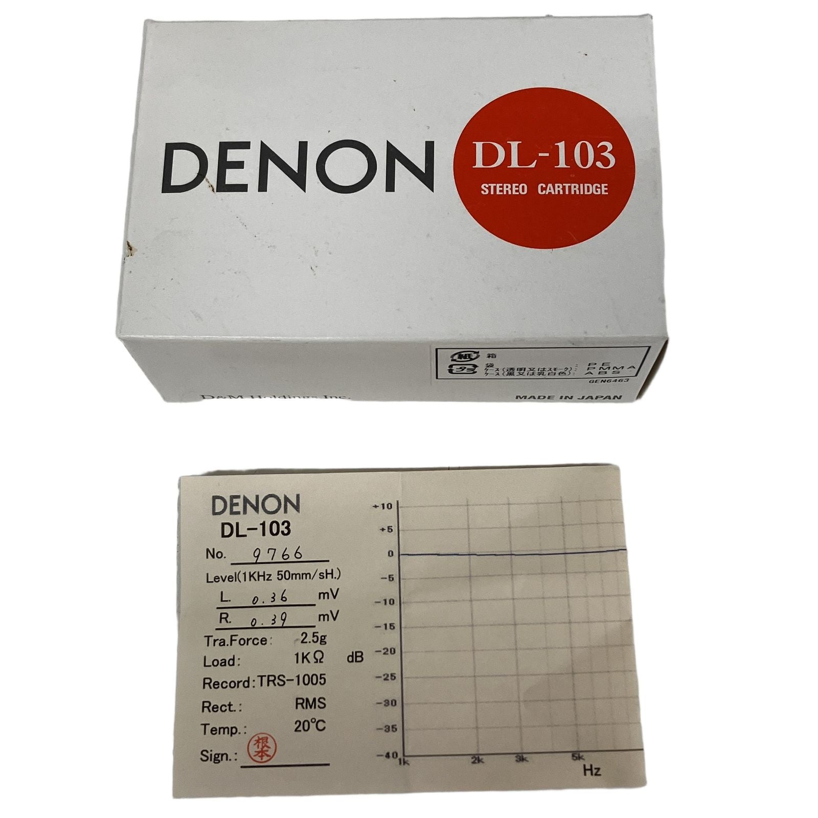 Record Needle Cartridge Denon Dl-103 Mc S11411222