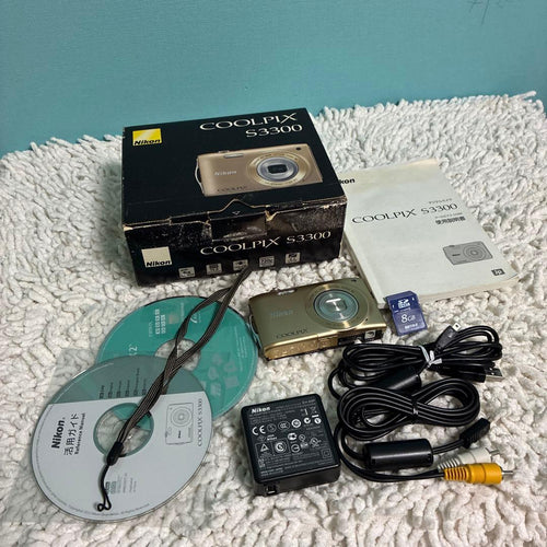 Nikon Compact Digital Camera Coolpix S3300 Sd8Gb