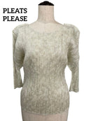 Pleats Please Half-Sleeve Three-Quarter-Sleeve