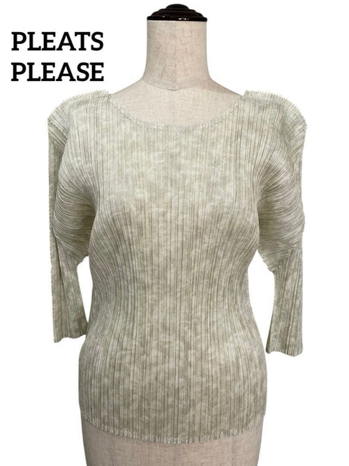 Pleats Please Half-Sleeve Three-Quarter-Sleeve