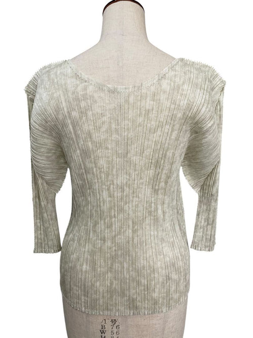 Pleats Please Half-Sleeve Three-Quarter-Sleeve