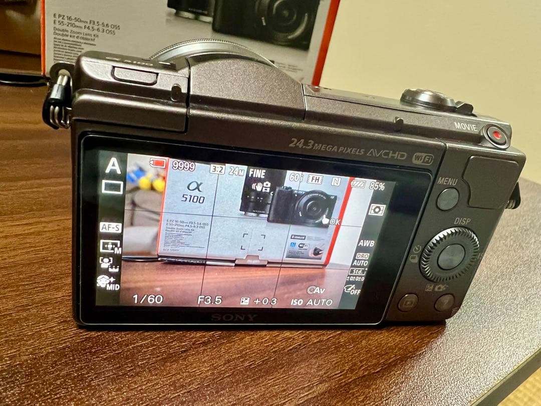 Sony Mirrorless Interchangeable Lips A5100 F2.8