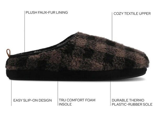 Sandals Vance Co Roland Slipper Black