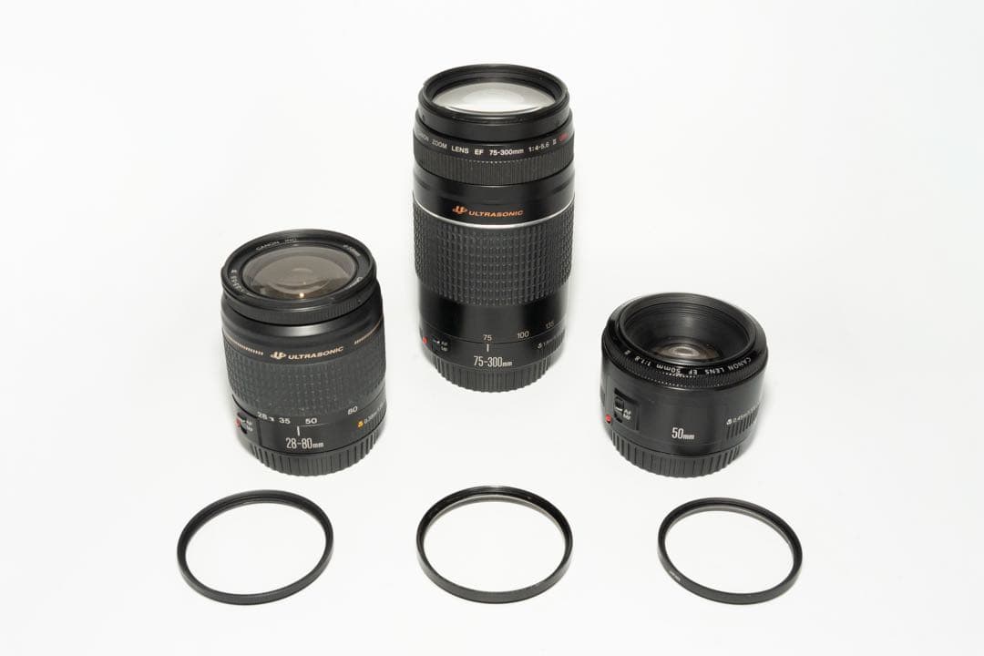 Canon Digital Slr Eos 90D /28-80Mm/75-300Mm/50Mm