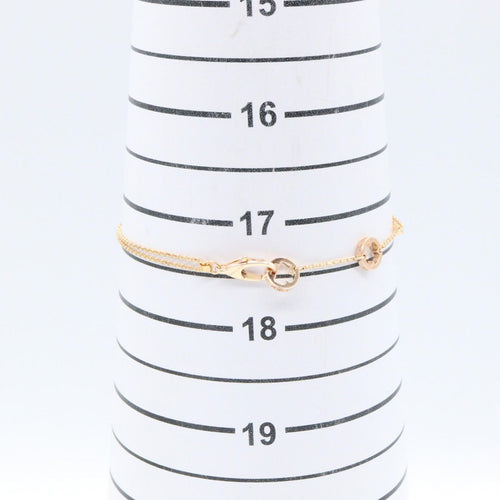Bvlgari Bracelet Sm 1Pd K18Pg Used A