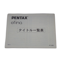 Others Pentax Efina R00730