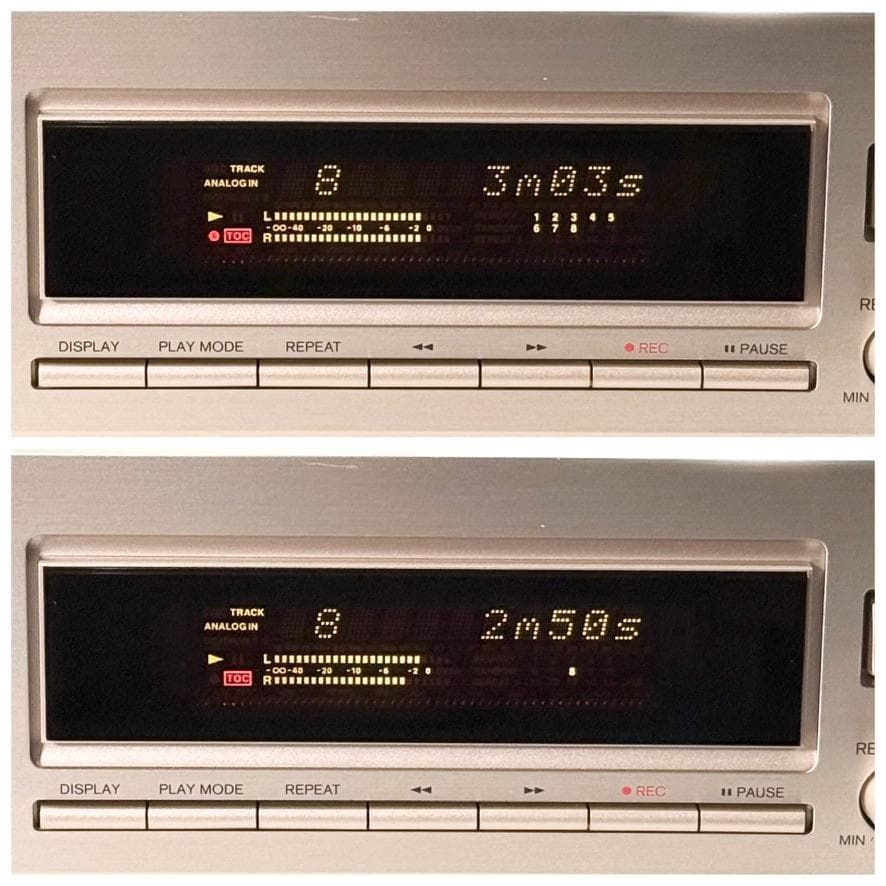 Pioneer Cd Md Cassette Deck Onkyo Md-124(N) Mdlp