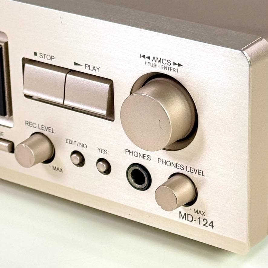 Pioneer Cd Md Cassette Deck Onkyo Md-124(N) Mdlp