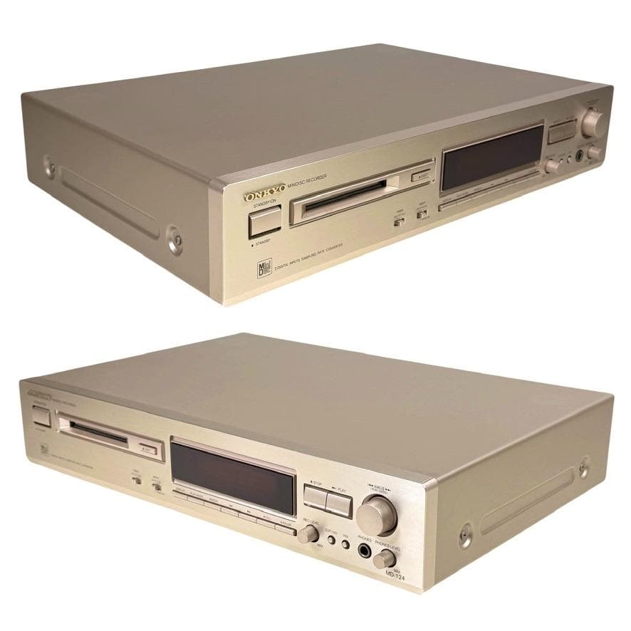 Pioneer Cd Md Cassette Deck Onkyo Md-124(N) Mdlp