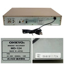Pioneer Cd Md Cassette Deck Onkyo Md-124(N) Mdlp