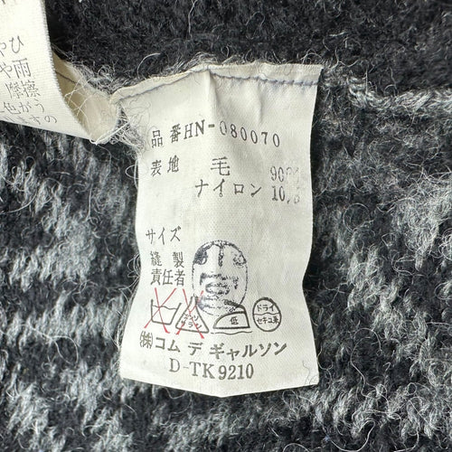 Comme Des Garcons Homme Cardigan 80'S Front Herringbone Button 80 Hn-080070