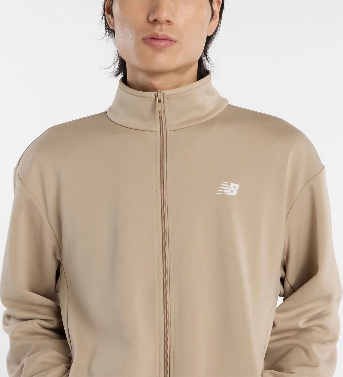 New Balance Tops (Other Than Jersey) Knit Track Jacket Mj61H8Ov Sot