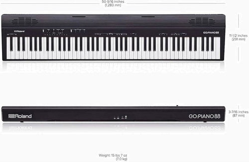 Roland Keyboard Electronic Piano Go:Piano 88