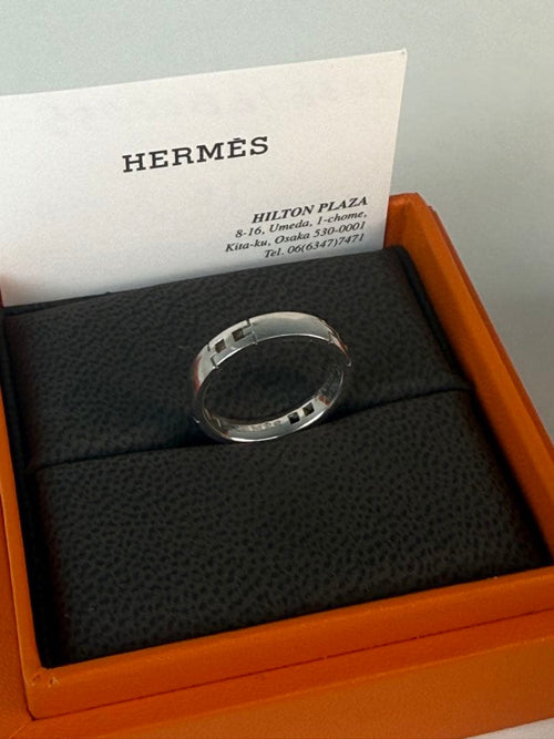 Hermes Rings 49 9 K18Wg Au750